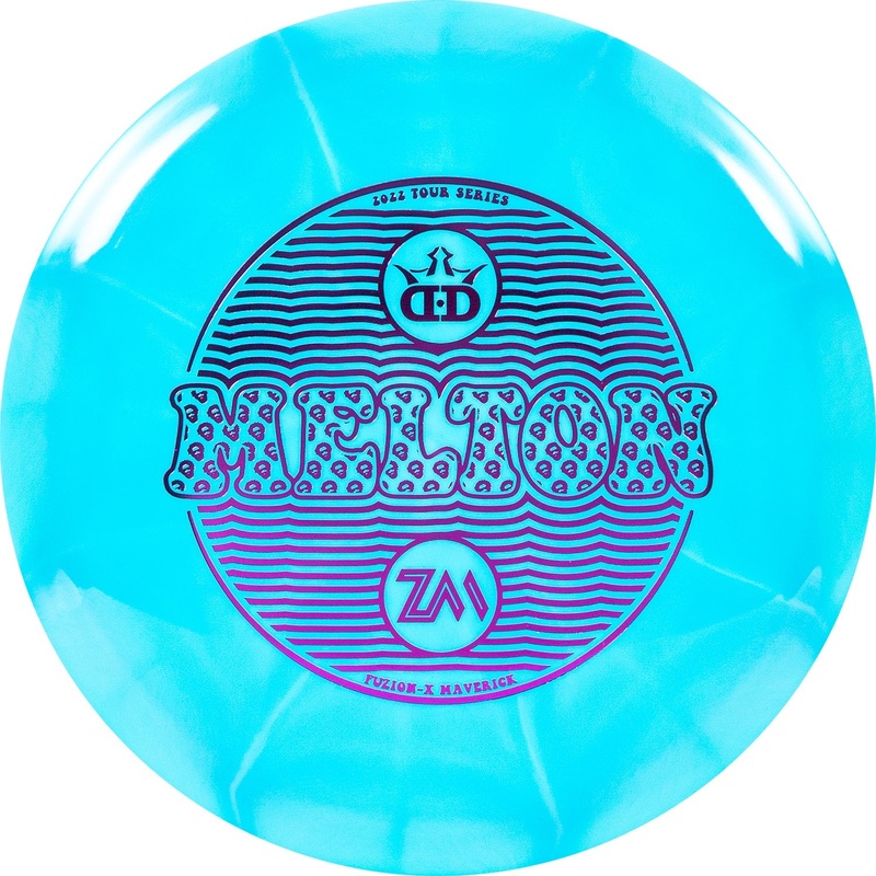 Dynamic Discs Fuzion-X Burst Maverick – Zach Melton 2022 Tour Series Stamp