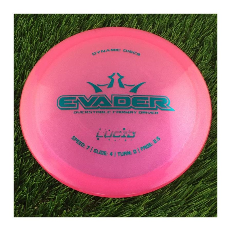Dynamic Discs Lucid Glimmer Evader – 174g – Translucent Pink