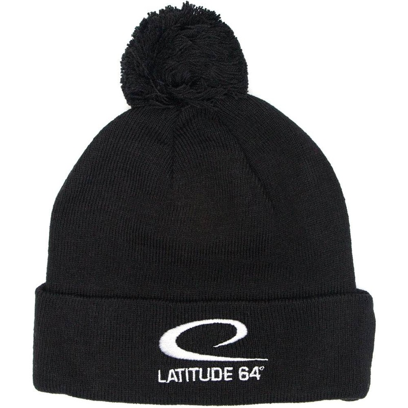 Latitude 64 Logo Knit Pom Beanie Winter Disc Golf Hat