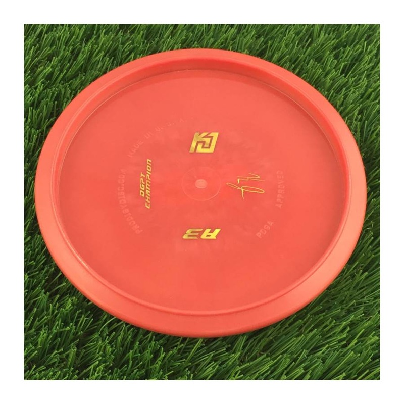 Prodigy 400G A3 with Kevin Jones DGPT Champion Bottom Stamp Stamp – 167g – Solid Red