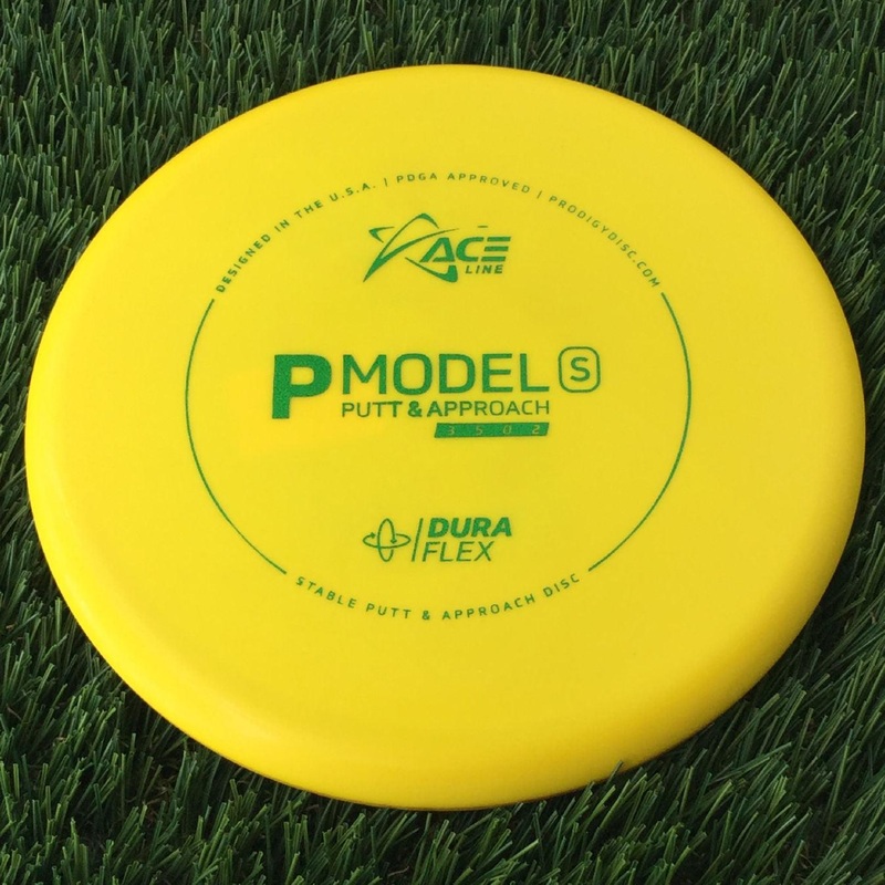Prodigy Ace Line DuraFlex P Model S with Cale Leiviska 2021 Bottom Stamp Stamp – 174g Yellow