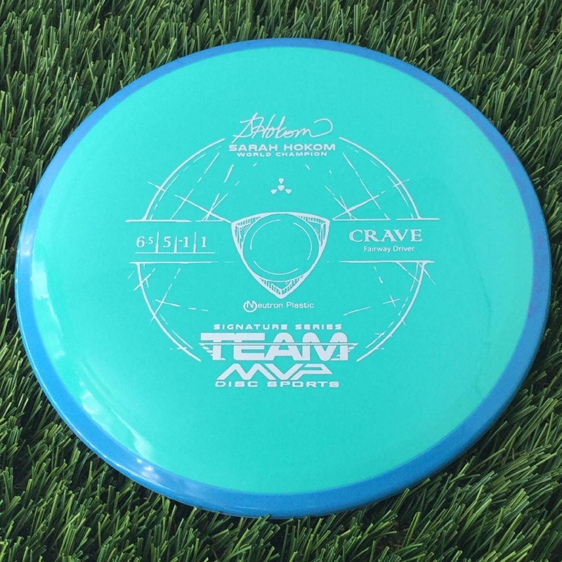 Axiom Neutron Crave with Sarah Hokom World Champion Signature Series Team MVP Stamp – 169g Teal Green