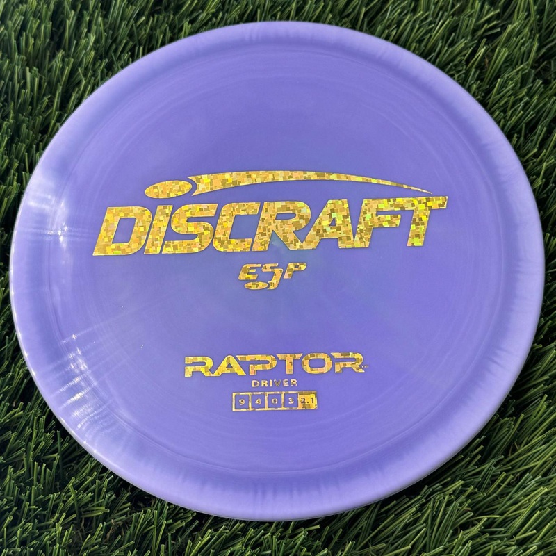 Discraft ESP Raptor with 2023 New Font Stamp – 174g Purple