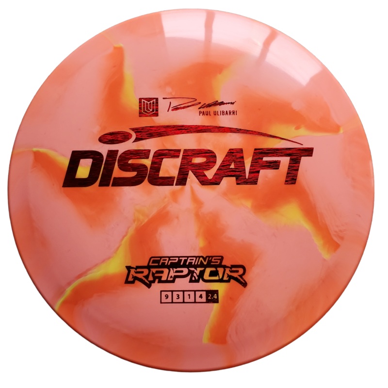 Discraft Paul Ulibarri ESP Swirly Captain’s Raptor