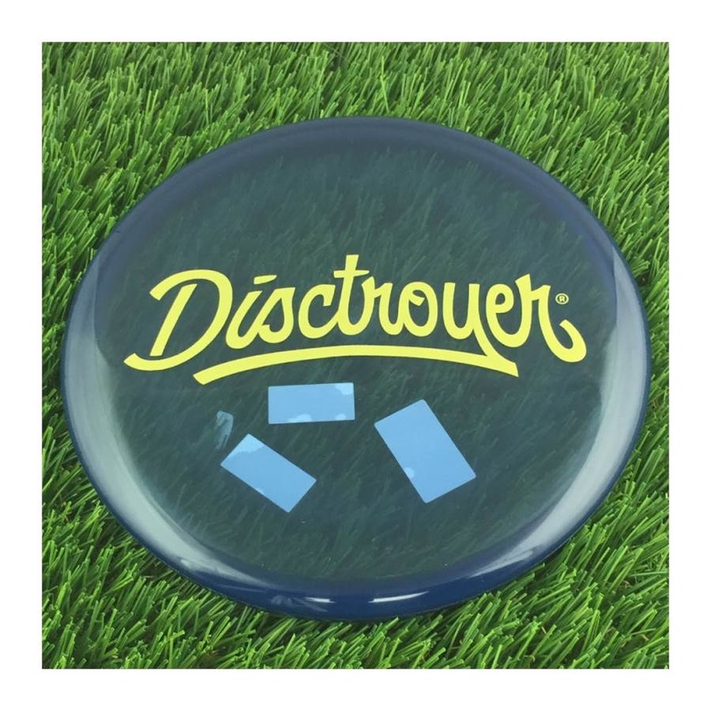 Disctroyer A-Medium Sparrow P&A-3 with Disctroyer Yellow Script Stamp – 167g – Translucent Blue
