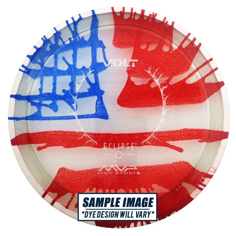 MVP Tie-Dye Eclipse Glow Proton Volt Fairway Driver Golf Disc