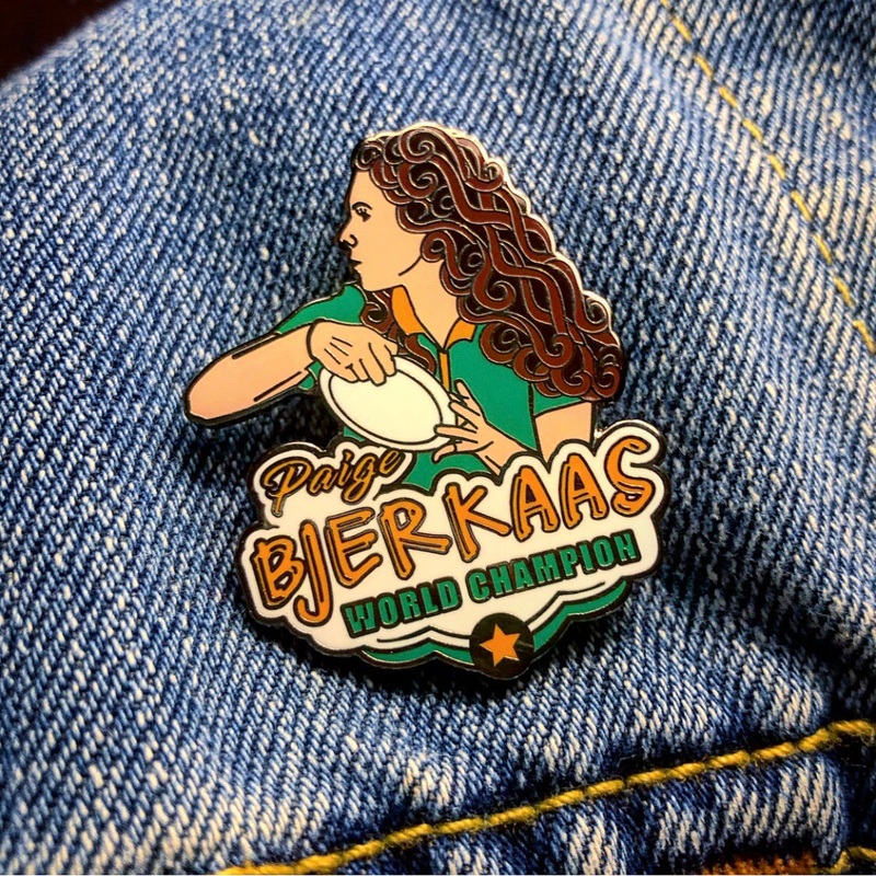 Paige Bjerkaas Disc Golf Pin – Series 1