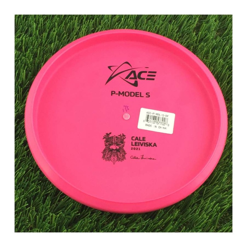 Prodigy Ace Line DuraFlex Color Glow P Model S with Cale Leiviska 2021 Bottom Stamp Stamp – 175g – Solid Pink