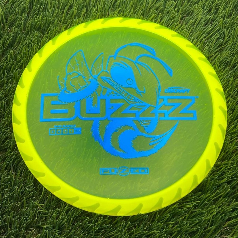 Discraft Elite Z FuZed Line with Saw Pattern Buzzz with Big Bee with Saw Blade – “Buzzzsaw” Stamp – 168.15g – Yellow