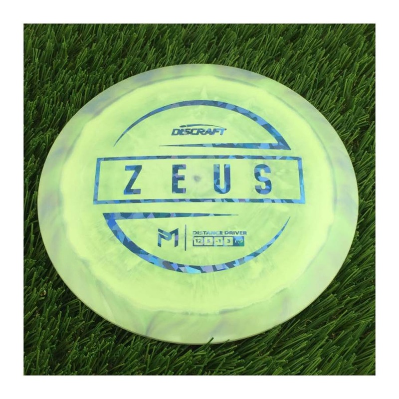 Discraft ESP Zeus with PM Logo Stock Stamp Stamp – 172g – Solid Muted Green