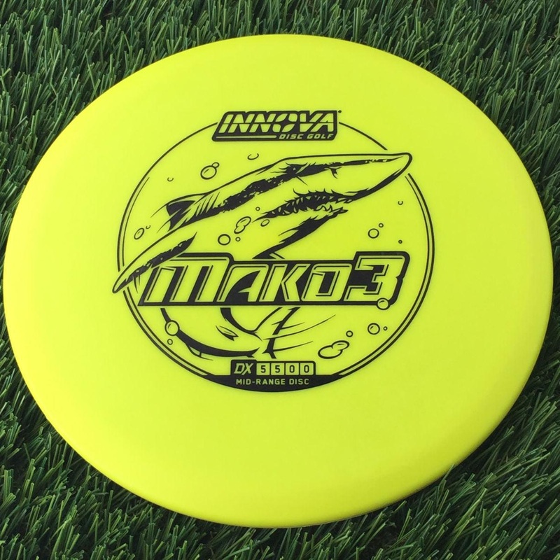 Innova DX Mako3 with Burst Logo Stock Stamp – 176g Yellow