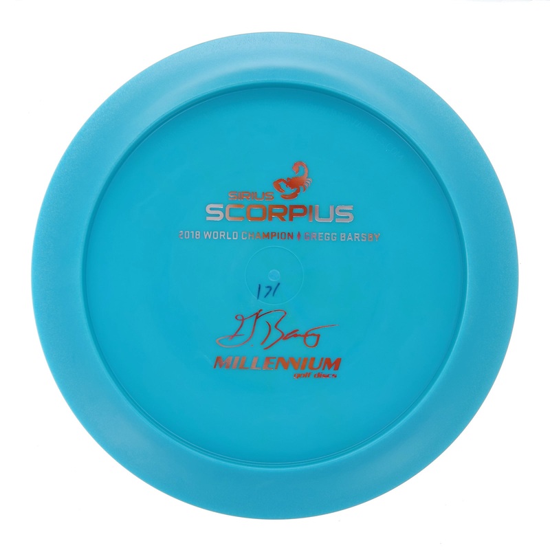 Millennium Scorpius – Gregg Barsby 2018 World Champ Bottom Stamp Sirius 173g | Style 0003