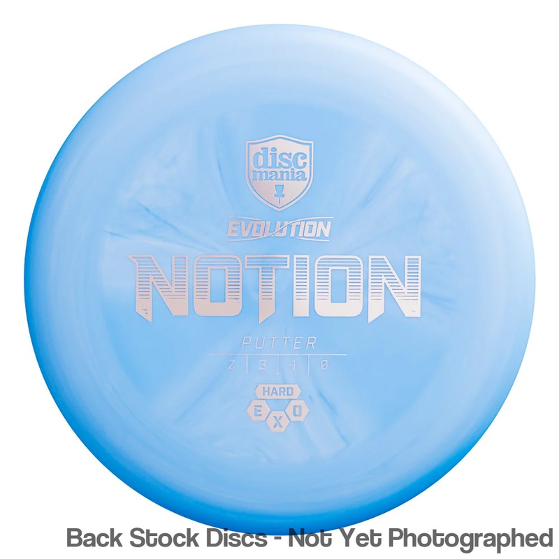 Discmania EXO Hard Notion Putter (Stock Stamp) [Back Stock Inventory – Disc and Stamp Color WILL VARY]