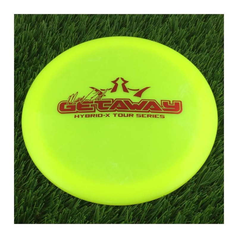 Dynamic Discs Hybrid X Getaway with Mason Ford Tour Series 2022 Stamp – 175g – Translucent Yellow