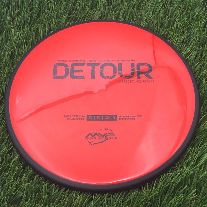 MVP Neutron Detour with James Conrad | 2021 World Champion | 37.7155474,-119.676854 Stamp – 176g – Red