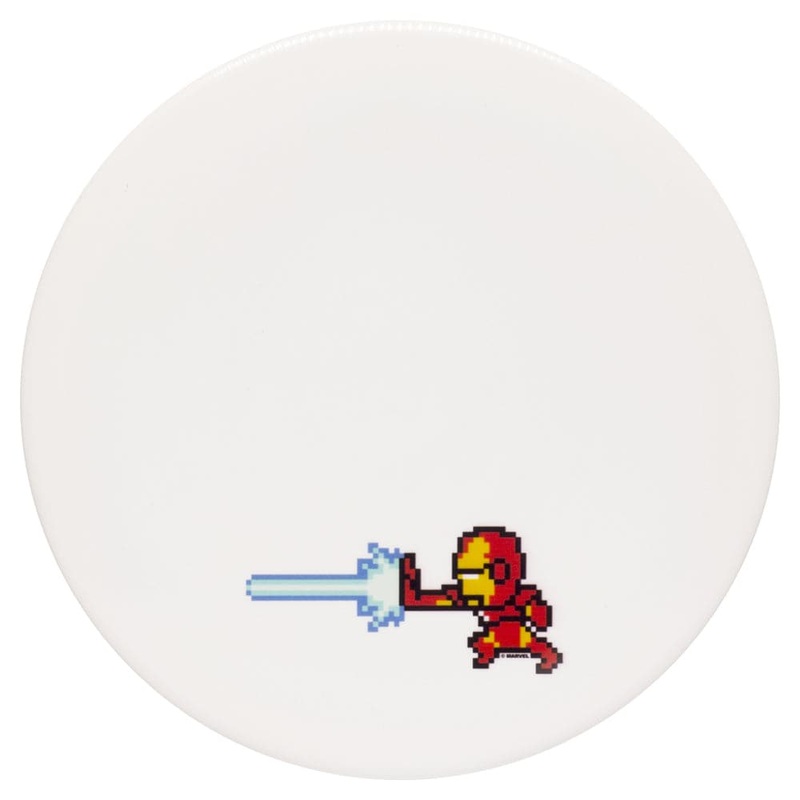 Dynamic Discs Marvel Iron Man DyeMax 8-Bit Fuzion Judge Putter Golf Disc