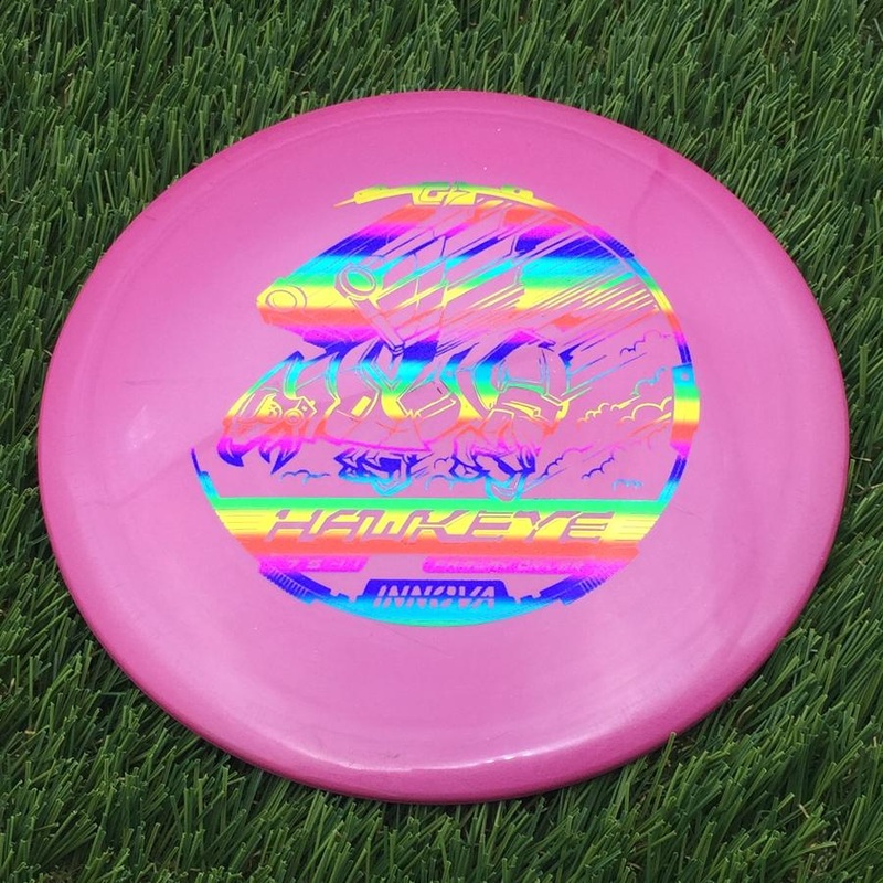 Innova Gstar Hawkeye with Burst Logo Stock Stamp – 168g – Solid Pink