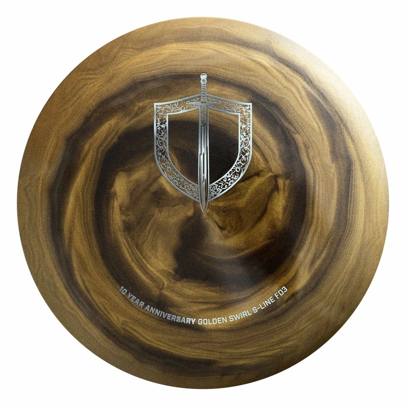 Discmania SE Golden Swirl S-Line FD3 (10 Year Anniversary)