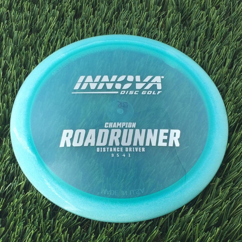 Innova Champion Roadrunner with Burst Logo Stock Stamp – 138g – Translucent Light Blue