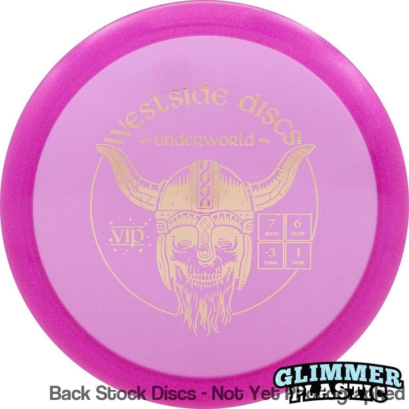Westside VIP Glimmer Underworld Fairway Driver (Stock Stamp) [Back Stock Inventory – Disc and Stamp Color WILL VARY]