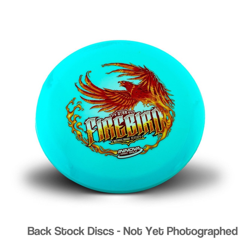 Innova Star Firebird Distance Driver with InnVision Full Color Print Stamp [Back Stock Inventory – Disc and Stamp Color WILL VARY]