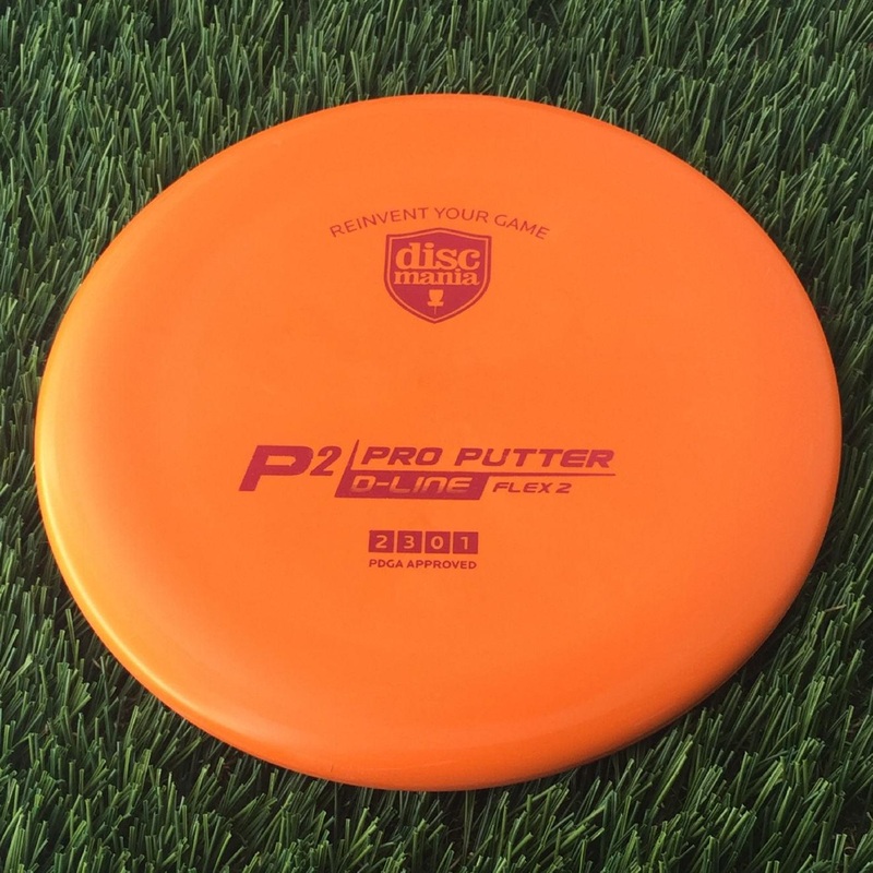 Discmania Italian D-Line Flex 2 P2 New Original – 174g – Solid Orange