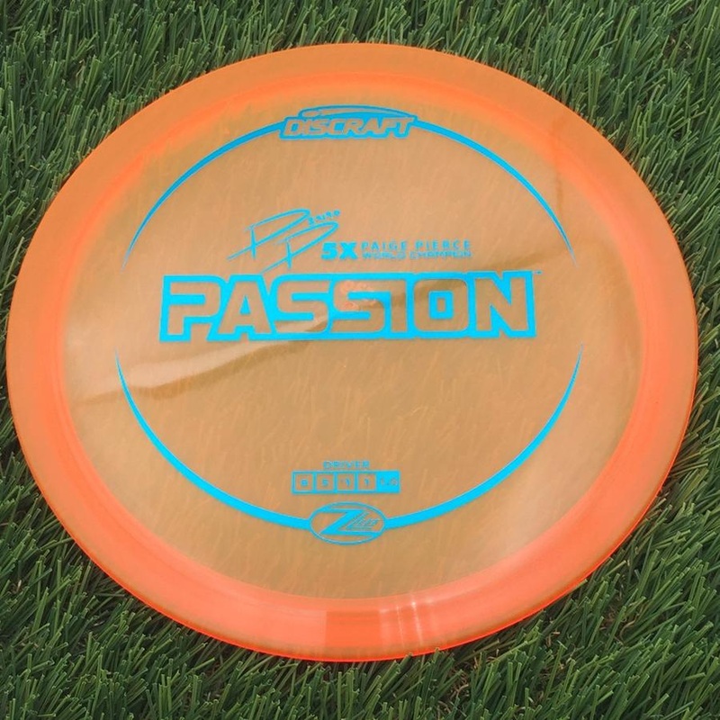 Discraft Elite Z Lite Passion with PP 29190 5X Paige Pierce World Champion Stamp – 153.7g – Orange