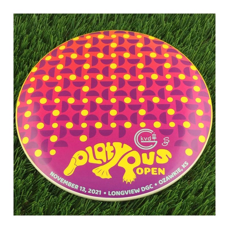 Discraft ESP SuperColor Buzzz with KVDGC 2021 Platypus Open – Longview – Ozawkie, KS Print – 180g