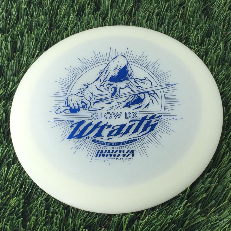 Innova DX Glow Wraith with Burst Logo Stock Stamp – 137g – Glow