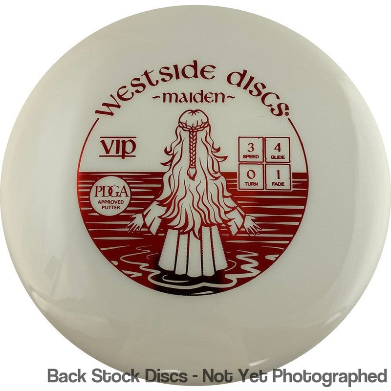 Westside VIP Maiden Putter (Stock Stamp) [Back Stock Inventory – Disc and Stamp Color WILL VARY]