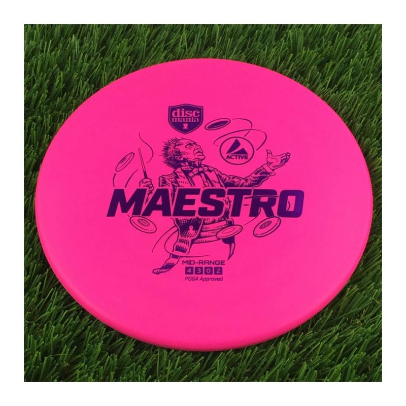 Discmania Active Base Level Maestro – 168g – Solid Pink