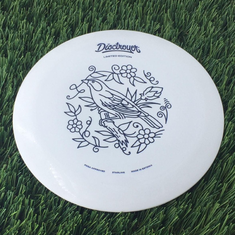 Disctroyer A-Soft Starling / Kuldnokk DD-13 with Tattoo – Limited Edition Stamp – 175g Off White