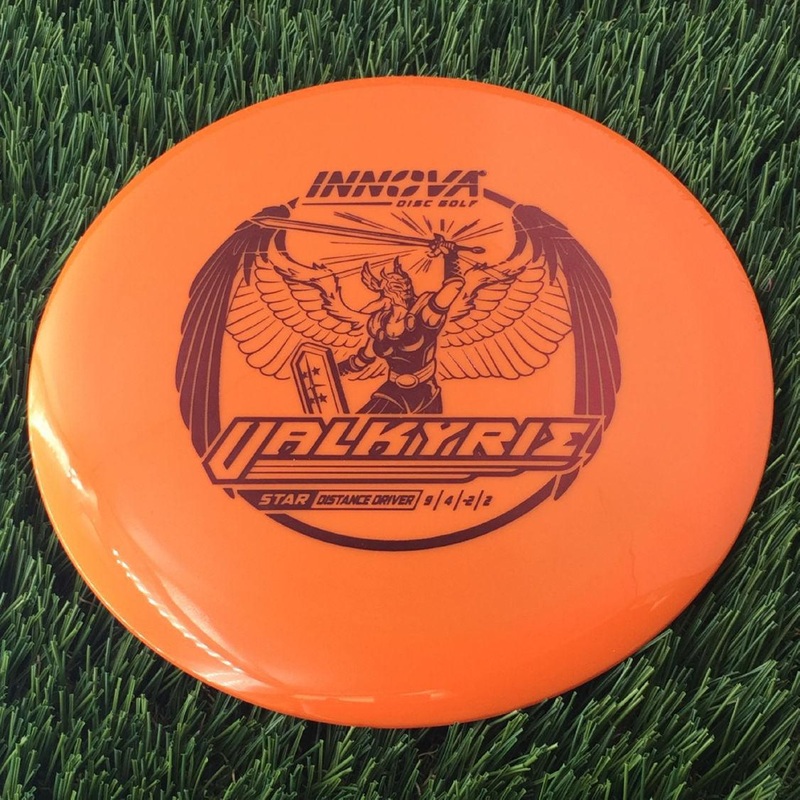 Innova Star Valkyrie with Burst Logo Stock Stamp – 169g Orange