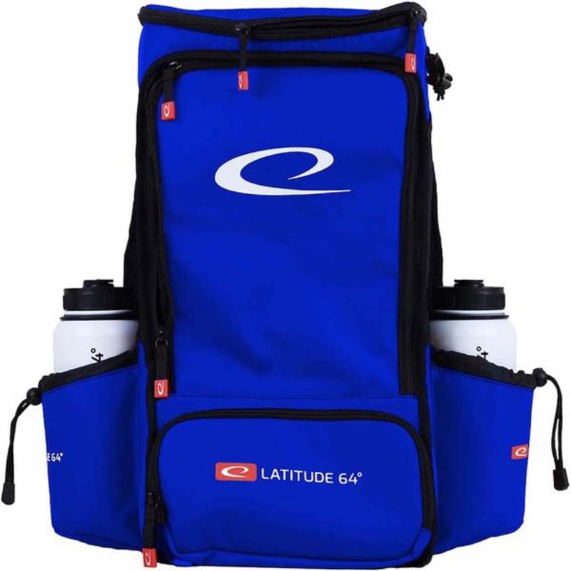 Latitude 64 Easy Go Backpack Disc Golf Bag V2 (Blue)