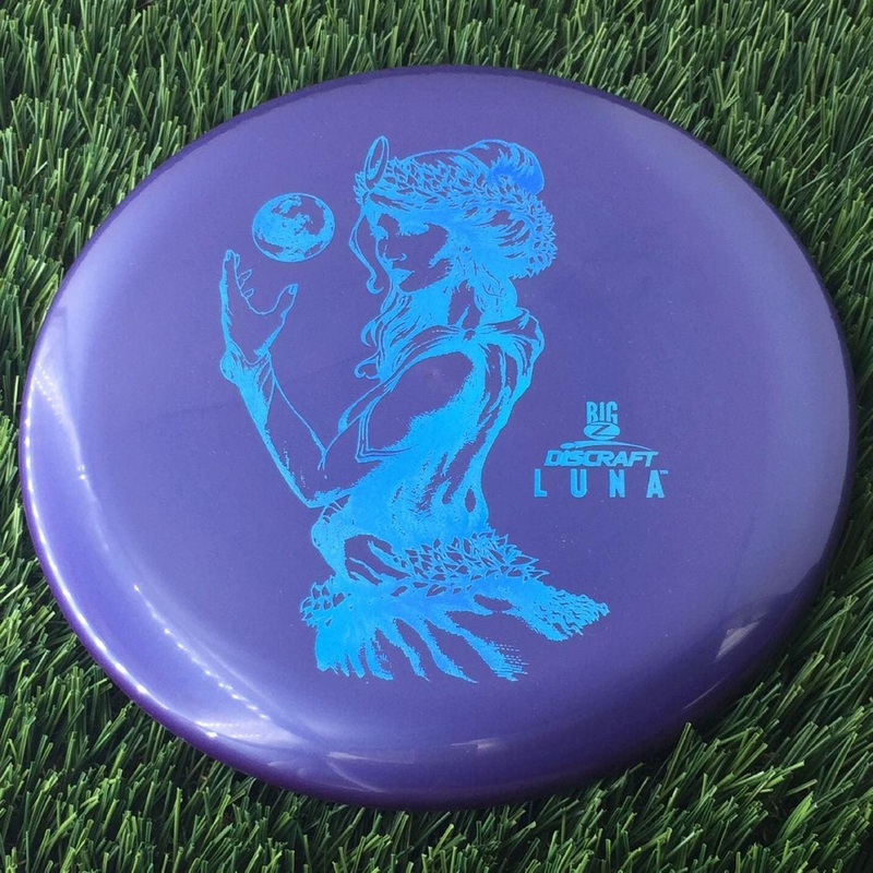Discraft Big Z Collection Luna with Big Z Stock Stamp with Inside Rim Embossed PM Paul McBeth Stamp – 174g Purple