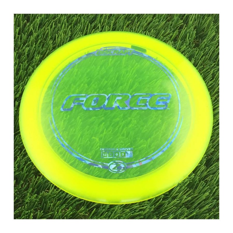 Discraft Elite Z Force – 174g – Translucent Neon Yellow