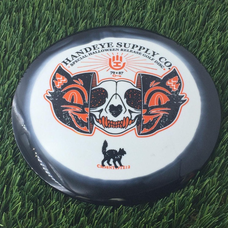 Dynamic Discs Fuzion Orbit Enforcer with HSCO Black Cat Two-Tone – Special Halloween Release Golf Disc 2024 Stamp – 175g Black