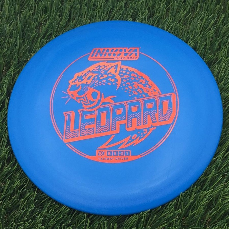 Innova DX Leopard with Burst Logo Stock Stamp – 138.6g – Blue