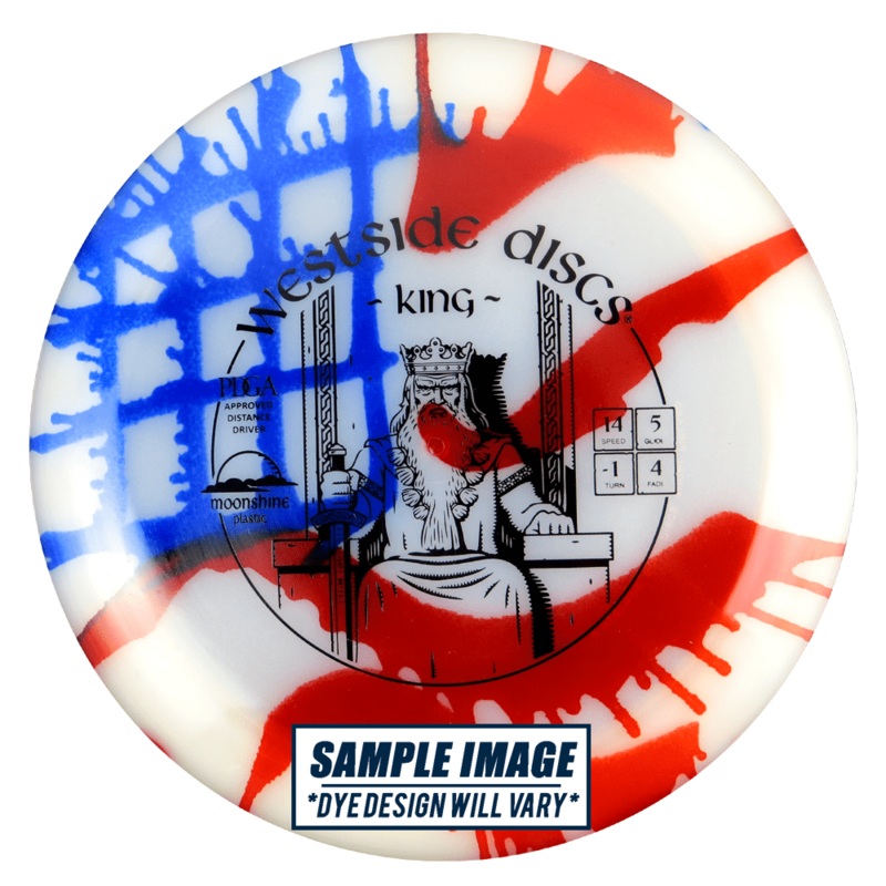 Westside MyDye Moonshine Glow VIP King Distance Driver Golf Disc