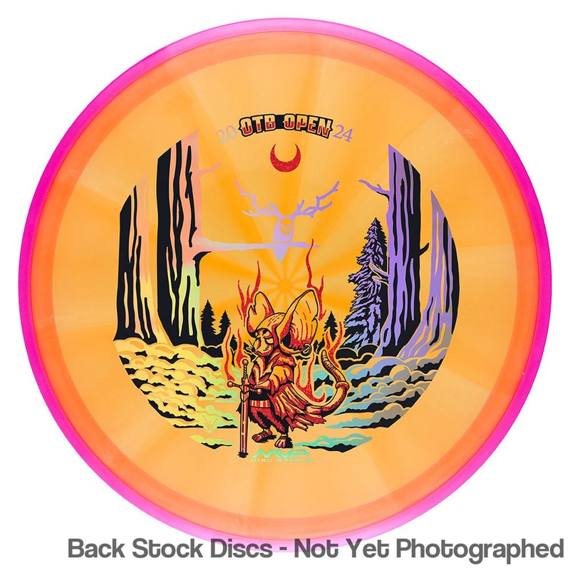 Axiom Prism Proton Hex Midrange with OTB Open 2024 – Art by Pirate Nate Stamp [Back Stock Inventory – Disc and Stamp Color WILL VARY]