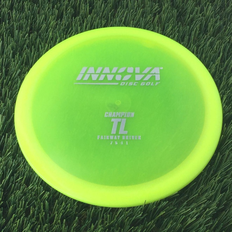 Innova Champion TL with Burst Logo Stock Stamp – 136g – Translucent Bright Yellow