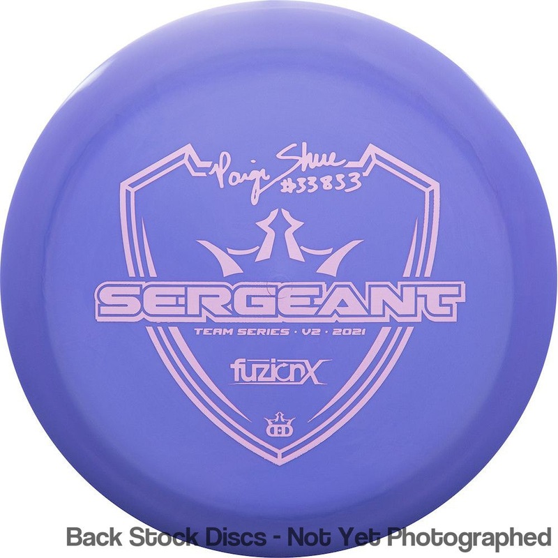 Dynamic Discs Fuzion X-Blend Sergeant Distance Driver with Paige Shue #33833 Team Series V2 2021 Stamp [Back Stock Inventory – Disc and Stamp Color WILL VARY]