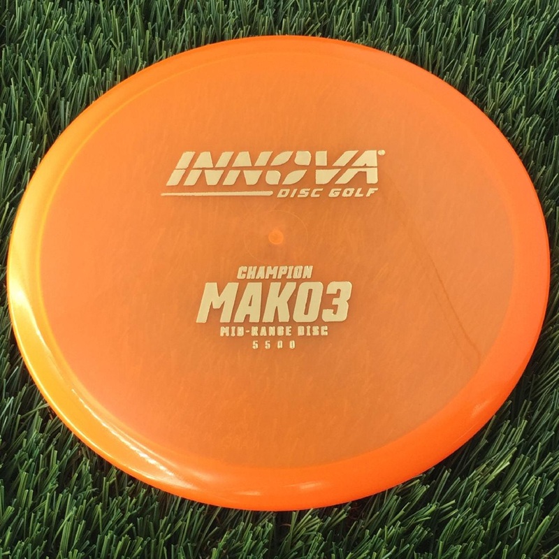 Innova Champion Mako3 with Burst Logo Stock Stamp – 176g – Translucent Orange