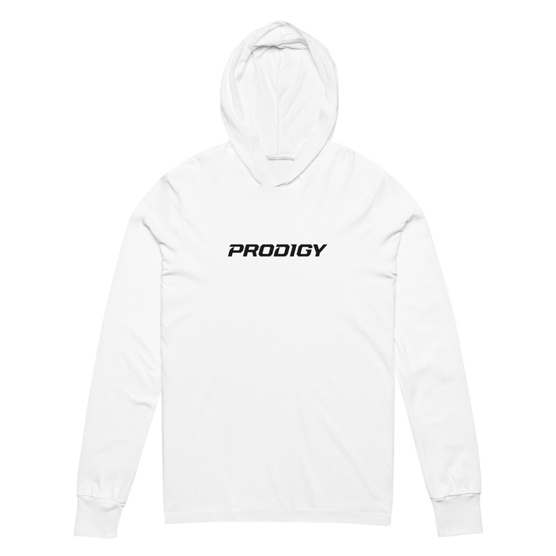 Prodigy Unisex Hooded Long Sleeve Tee – Bar Logo