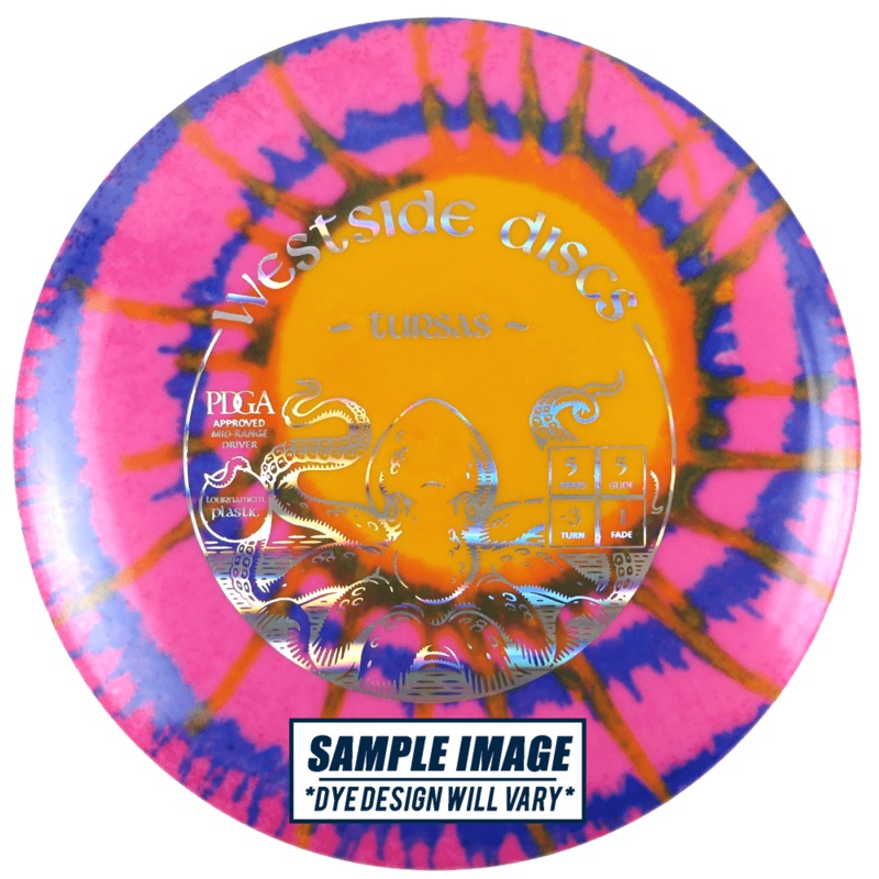 Westside MyDye Tournament Tursas Midrange Golf Disc