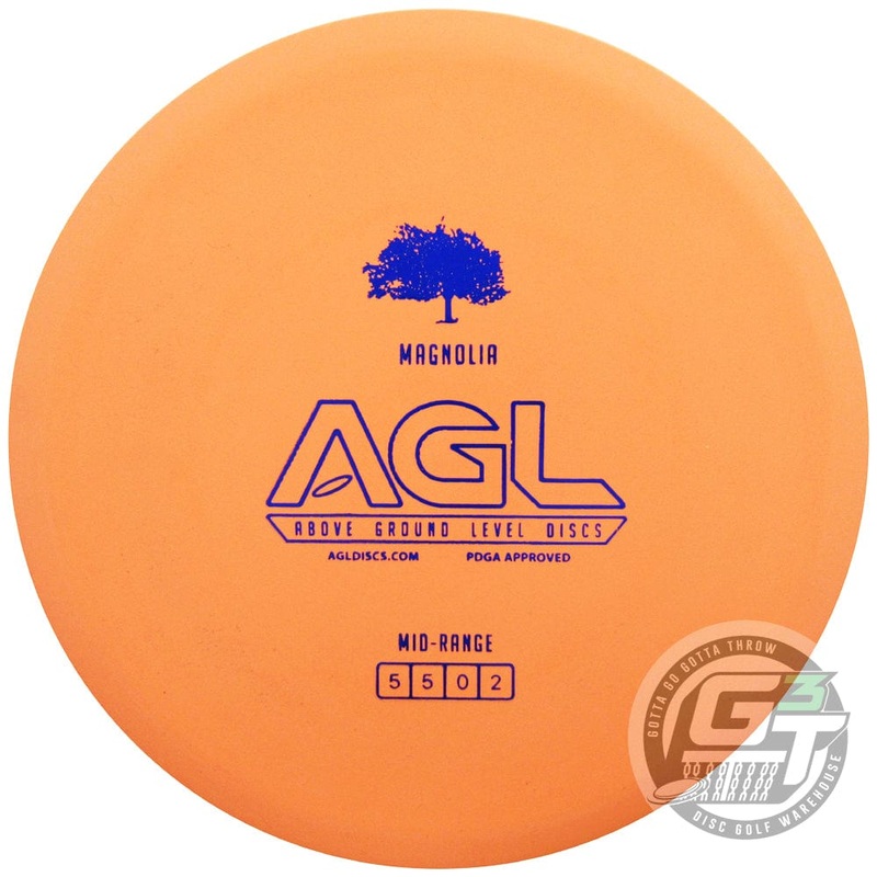 Above Ground Level Woodland Magnolia Midrange Golf Disc