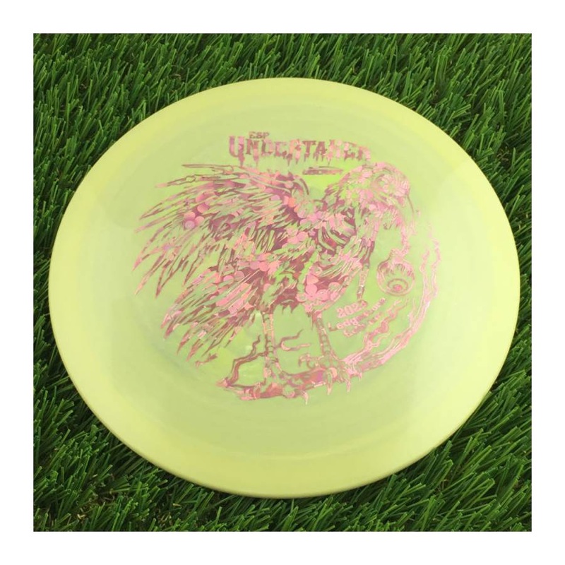 Discraft ESP Undertaker with 2023 Ledgestone Edition – Wave 2 Stamp – 166g – Solid Muted Green