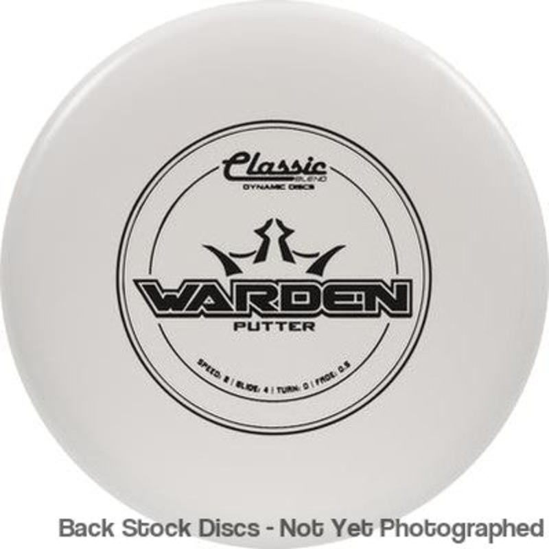 Dynamic Discs Classic Blend Warden Putter (Stock Stamp) [Back Stock Inventory – Disc and Stamp Color WILL VARY]