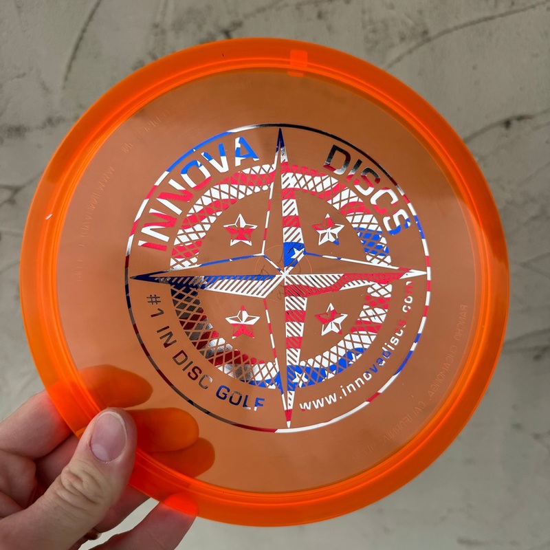 Auction! Jan ’24 – Innova Champion RocX3 with First Run Stamp – 180g – Translucent Orange