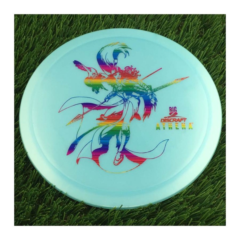 Discraft Big Z Collection Athena with Big Z Stock Stamp with Inside Rim Embossed PM Paul McBeth Stamp – 167g – Solid  Light Blue